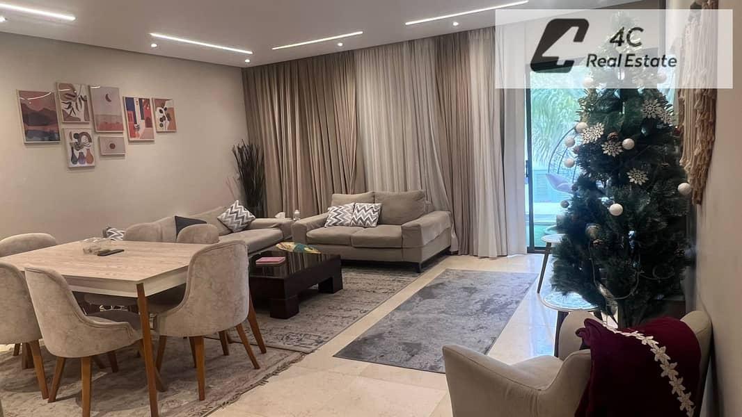 Lowest-Priced Fully Finished 2-Bedroom Apartment with Landscape View for Sale in Lake View Residence – Fifth Settlement, New Cairo — 1/8