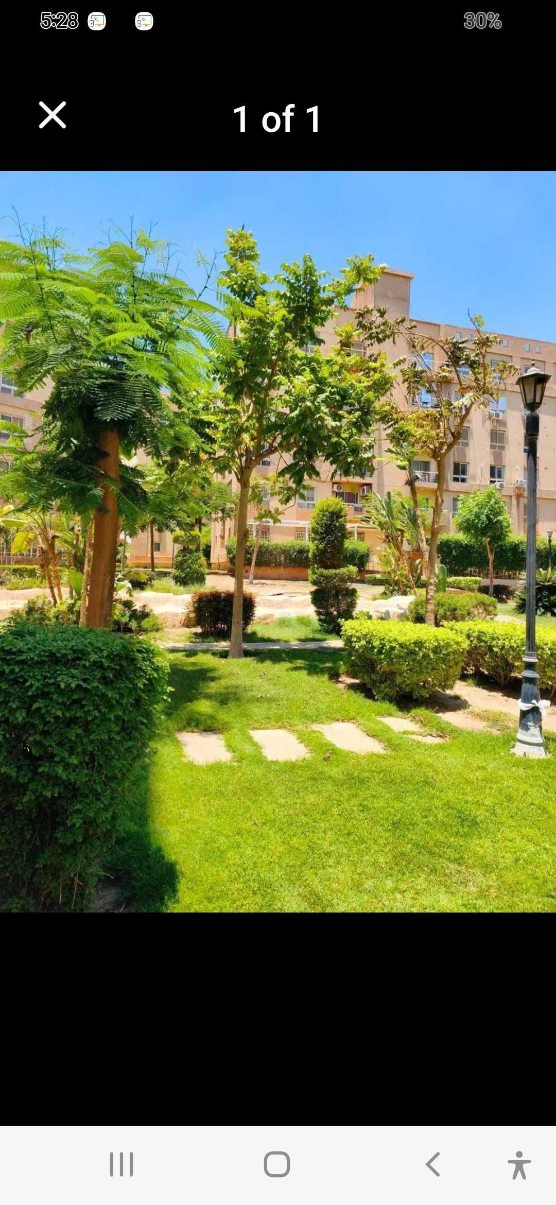 شقة تمليك 80 م نصف تشطيب  كمبوند دجلة جاردنز حدائق اكتوبر — 1/8