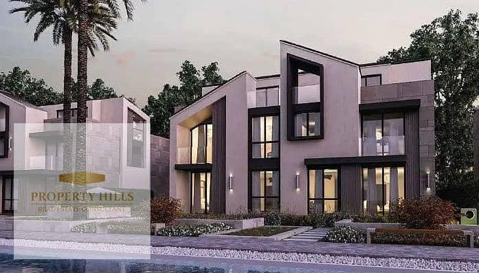Townhouse villa including roof view landscape in Keeva next to Swan Lake and Al-Jazira Club — 1/8