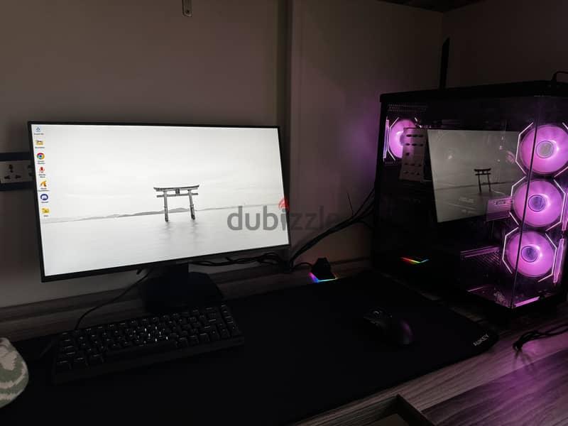 تجميعة PC كاملة مع شاشة 200Hz وسيت أب احترافي - RTX 5060 Ti 16GB + Ryz — 1/8