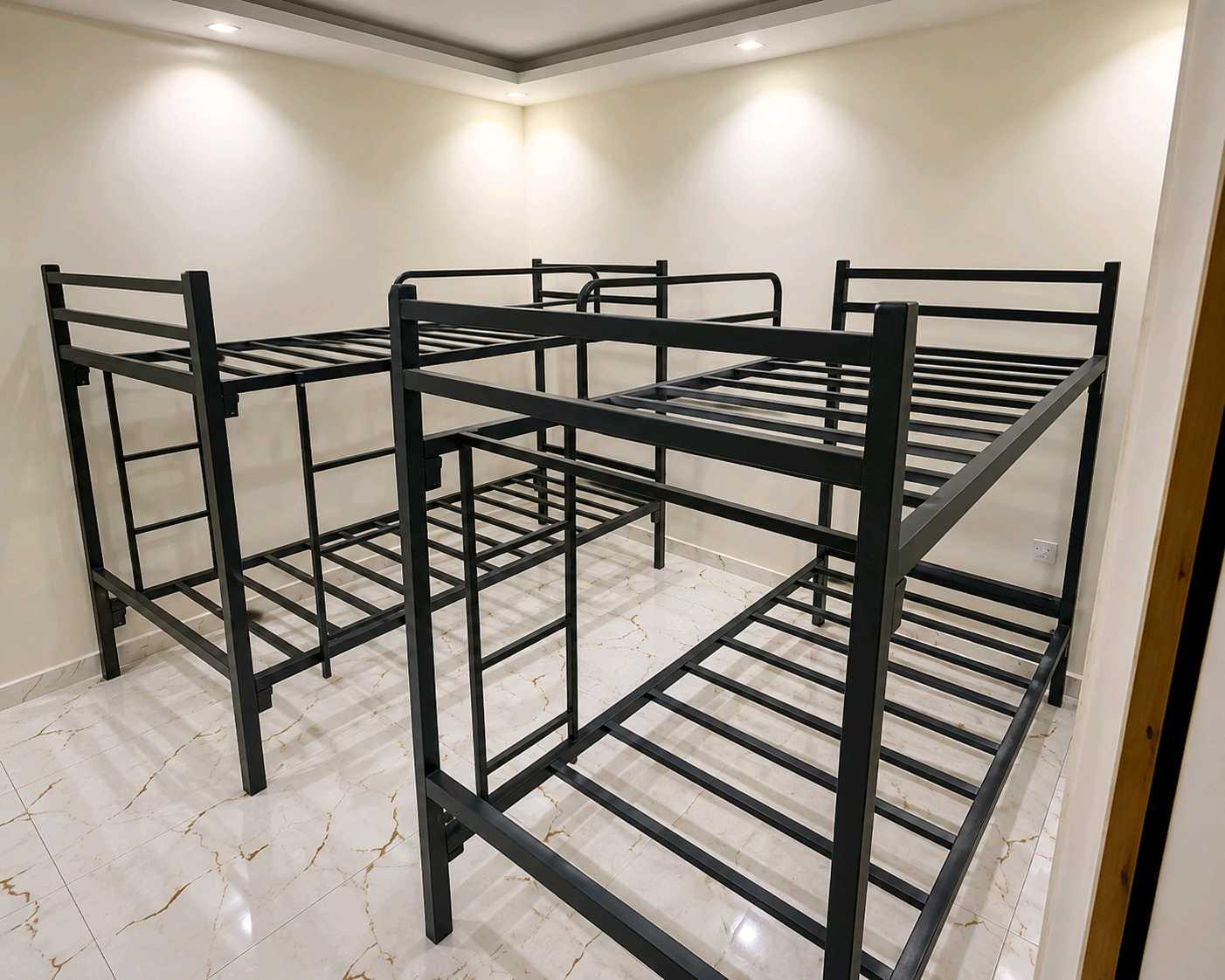 سراير حديد دورين لعمال الشركات مولا العسكريه دهان الكتروستاتيك بضاعه حاضره باي كميه فورا متوفر شحن داخل وخارج القاهره  — 1/4