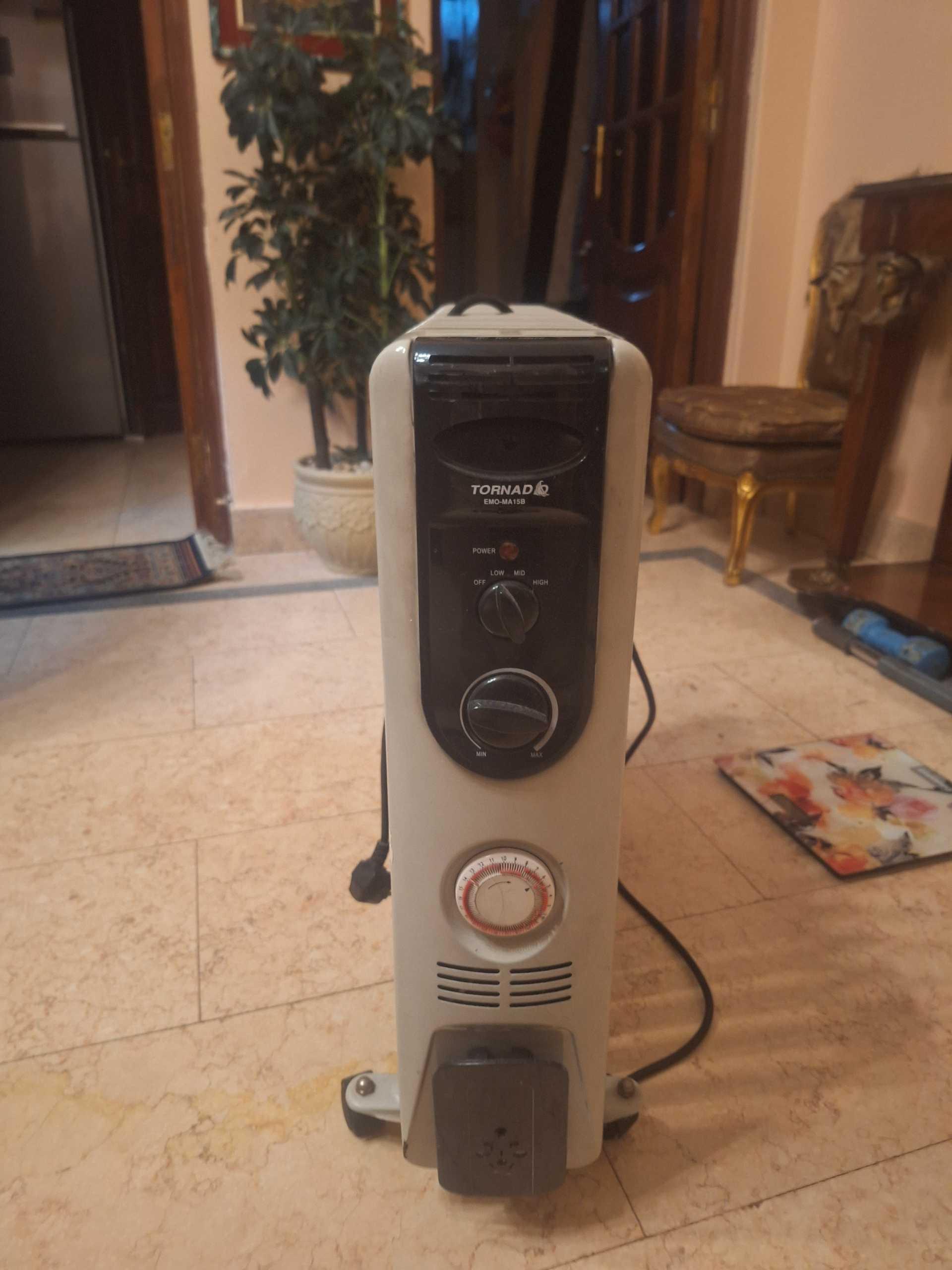 دفاية زيت تورنيدو 3000وات 15 ريشة — 1/4