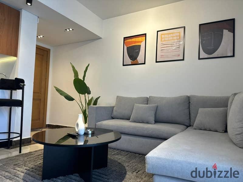 Fully furnished apartment for rent in Porto New Cairo — 1/8
