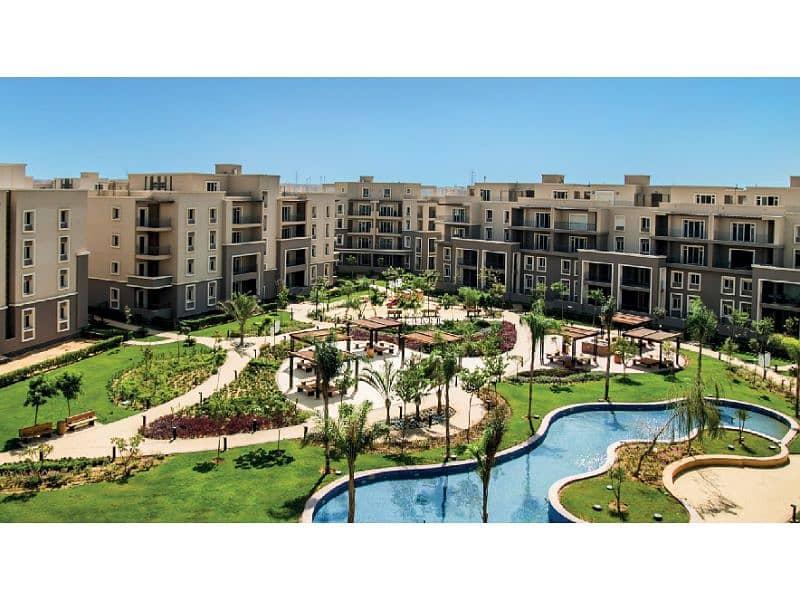 Penthouse 243 sqm in amazing location for sale by the lowest price in October plaza Sodic 6 October — 1/8