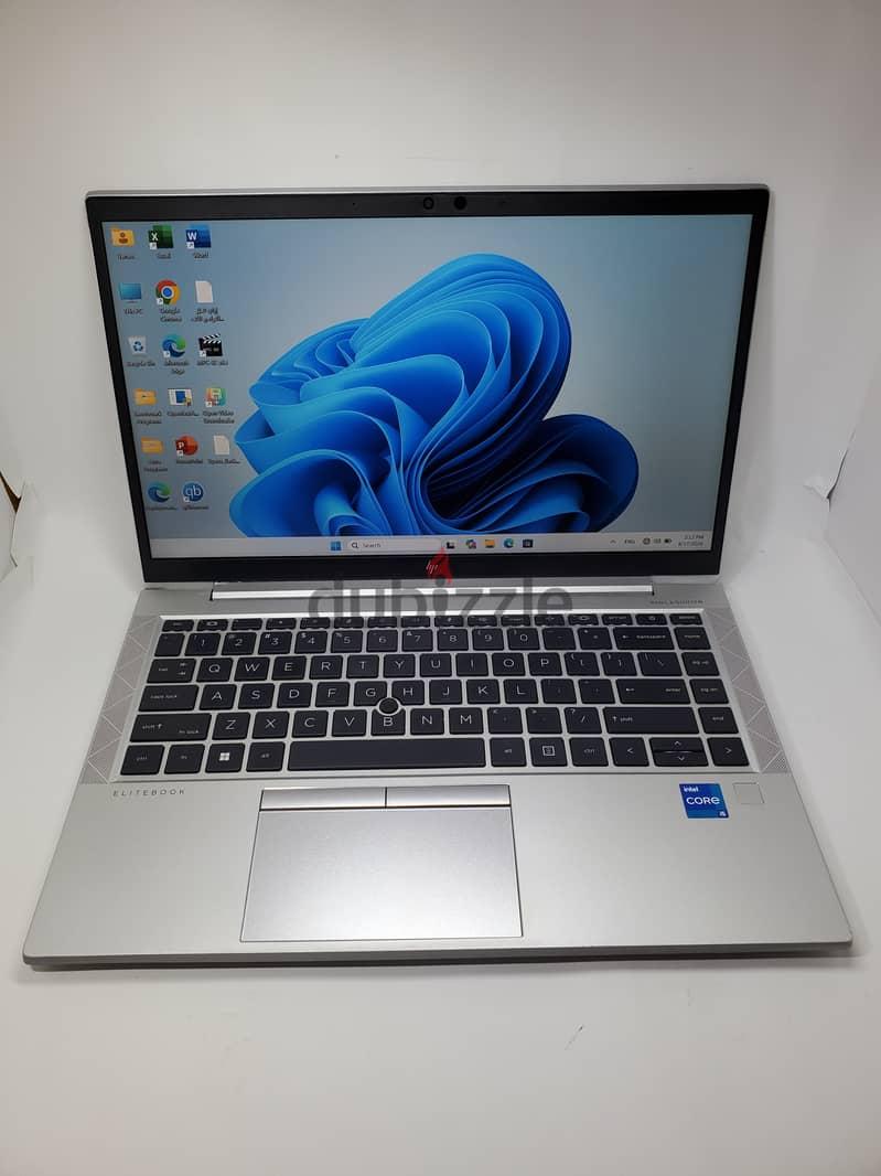 HP EliteBook 840 G8 | i5 11th | 8GB | 256GB NVMe | Iris Xe | بصمة وش