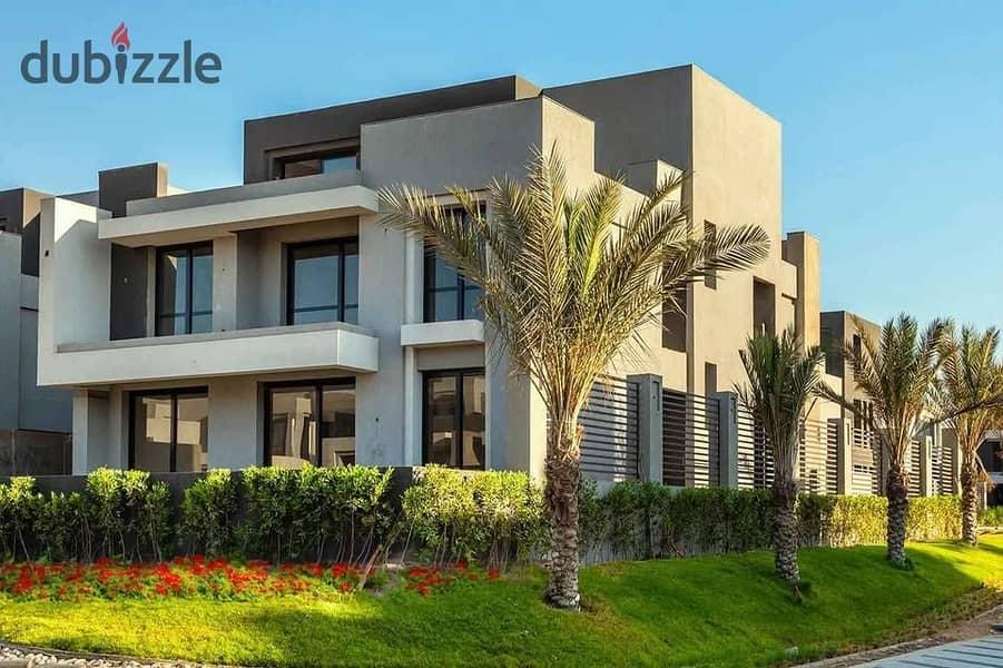 Seize opportunity lowest price La Vista own standalone villa El Patio Town heart Fifth Settlement next Mivida Hyde Park mins AUC
