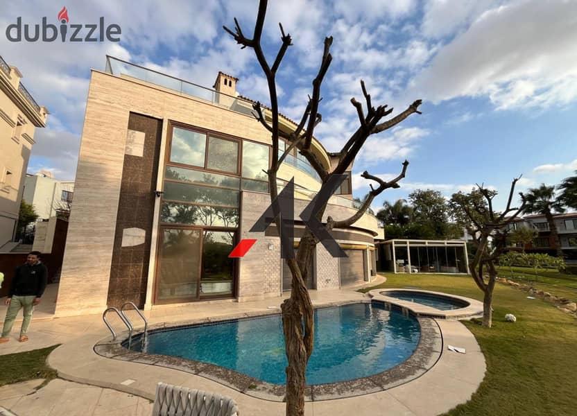 Luxury Finished Stand Alone with pool For Sale in Lake View - New Cairo — 1/8