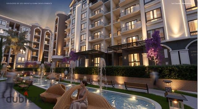 145 SQM apartment for sale at La Courbe, October, directly on Al Wahat Road. 10% down payment & installments up to 12 years. — 1/8