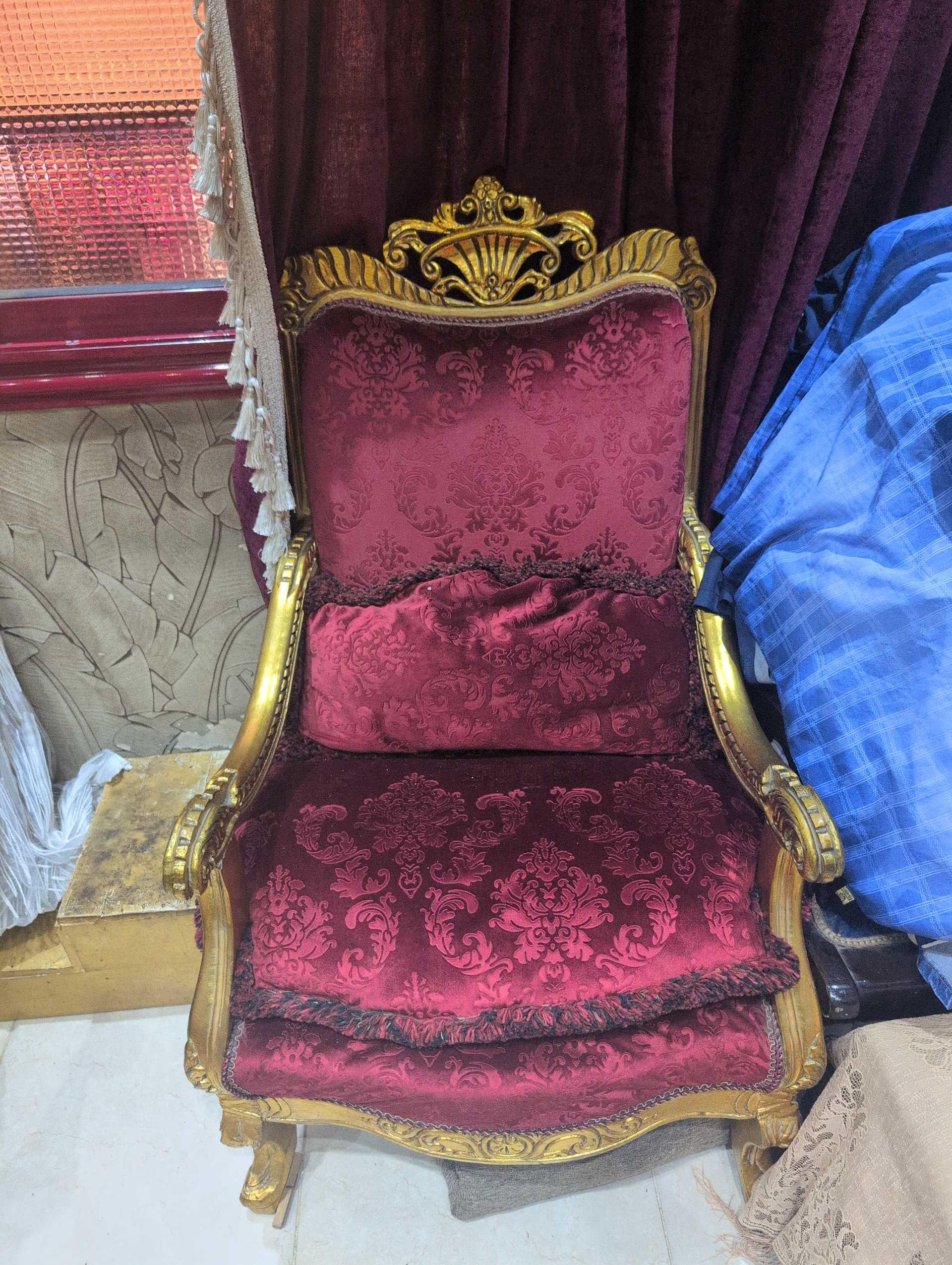 صالون مذهب خشب زان 
