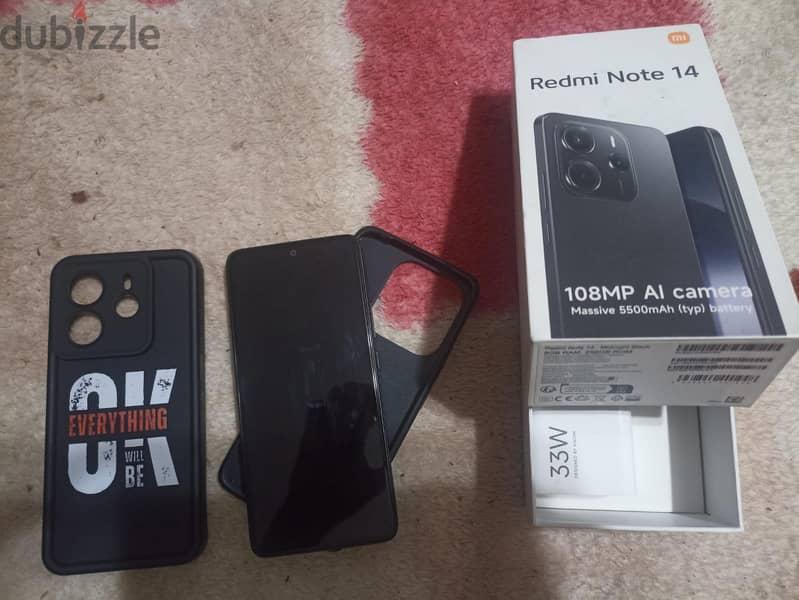 Redmi Note 14 Pro 256GB / 8GB كسر زيرو بالكرتونة - اسود - شبرا واكتوبر — 1/7