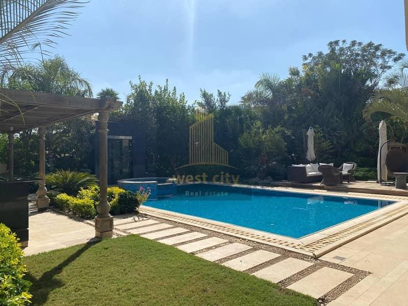 Villa with pool for sale in compound El rabwa — 1/8