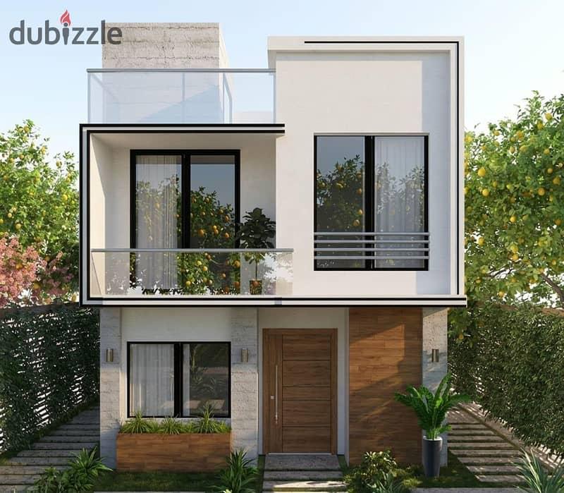 Installment 13 years villa at a competitive price in the Park Valley compound in New Zayed near Mall of Arabia — 1/8