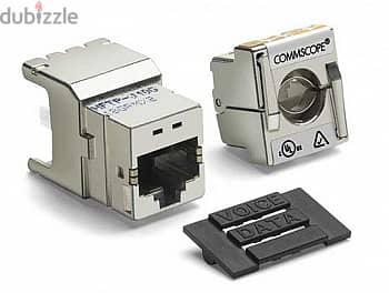 Commscope Cat6A Module كومسكوب SFTP — 1/8