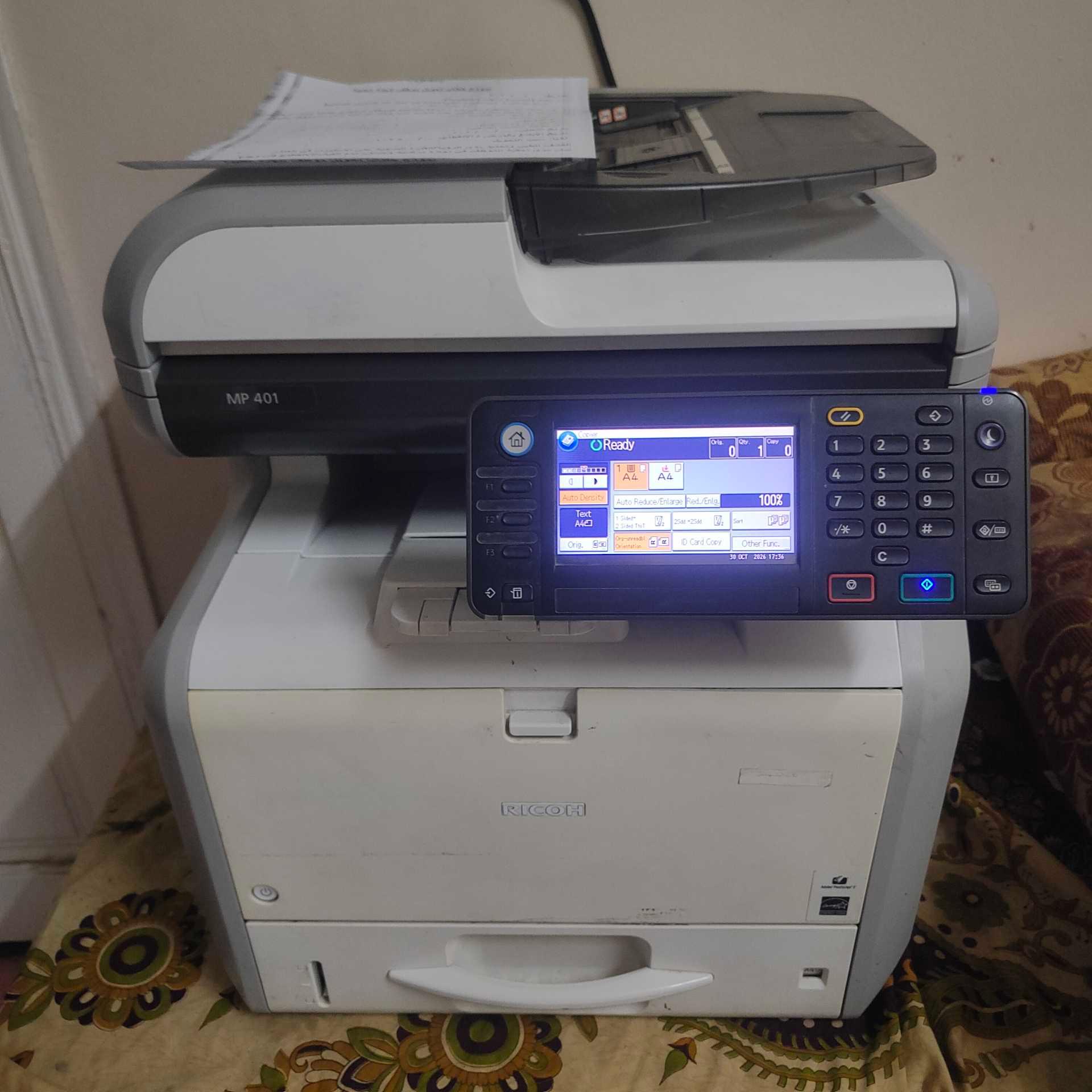 طابعة ريكوmp401 — 1/2