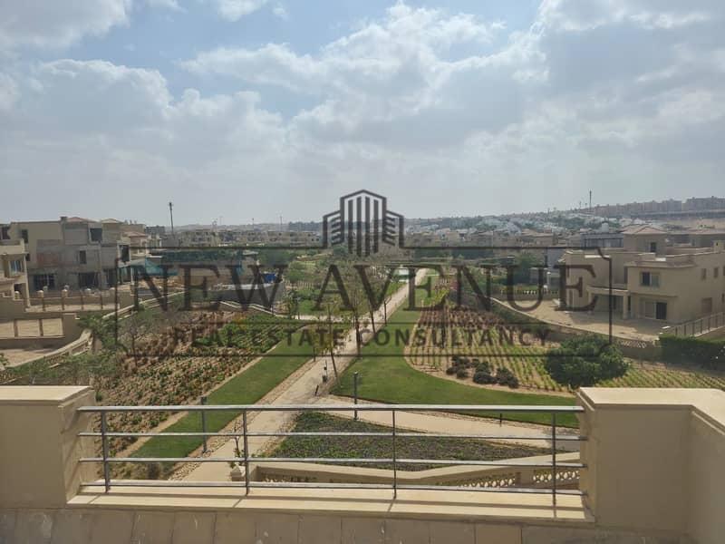 Corner Standalone with basement and pool, open landscape view in Palm hills katameya New Cairo PK1 developed by Palm hills Immediate delivery — 1/8