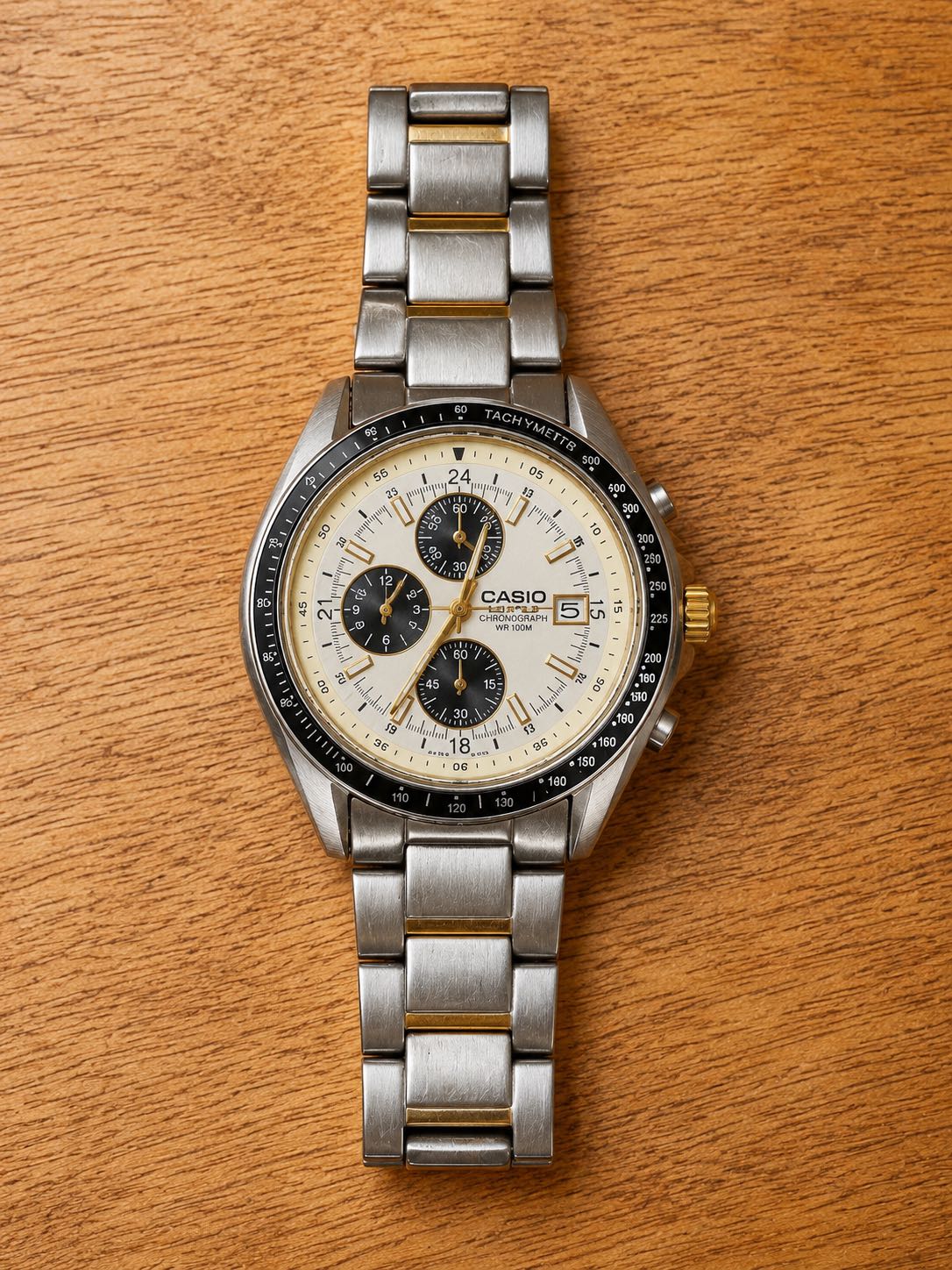 Casio Edifice Chronograph (Casio Speedy) - Model: EF-503SG-7A — 1/2