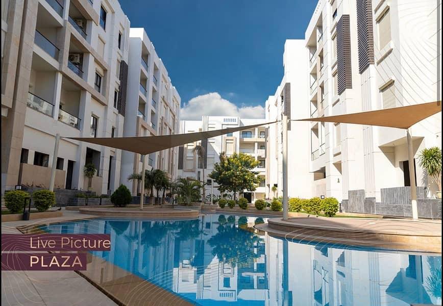 3-room apartment, furnished with air conditioning and kitchen, next to City Center Al-Maadi, in installments, 15% down payment — 1/8