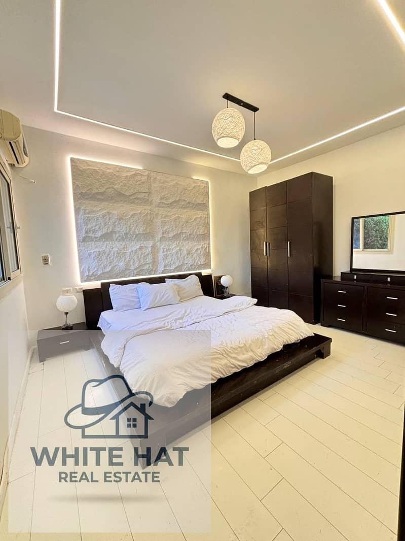 Fully Furnished Apartment for Rent in The Address | Ground Floor with Garden | VIP Finishing — 1/8
