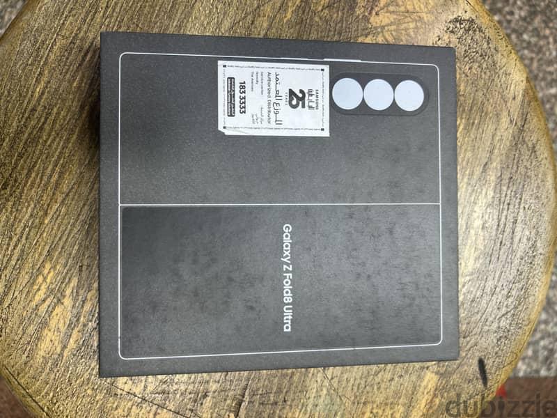 Galaxy Z Fold 8 Ultra dual sim 256G Black جديد متبرشم — 1/3