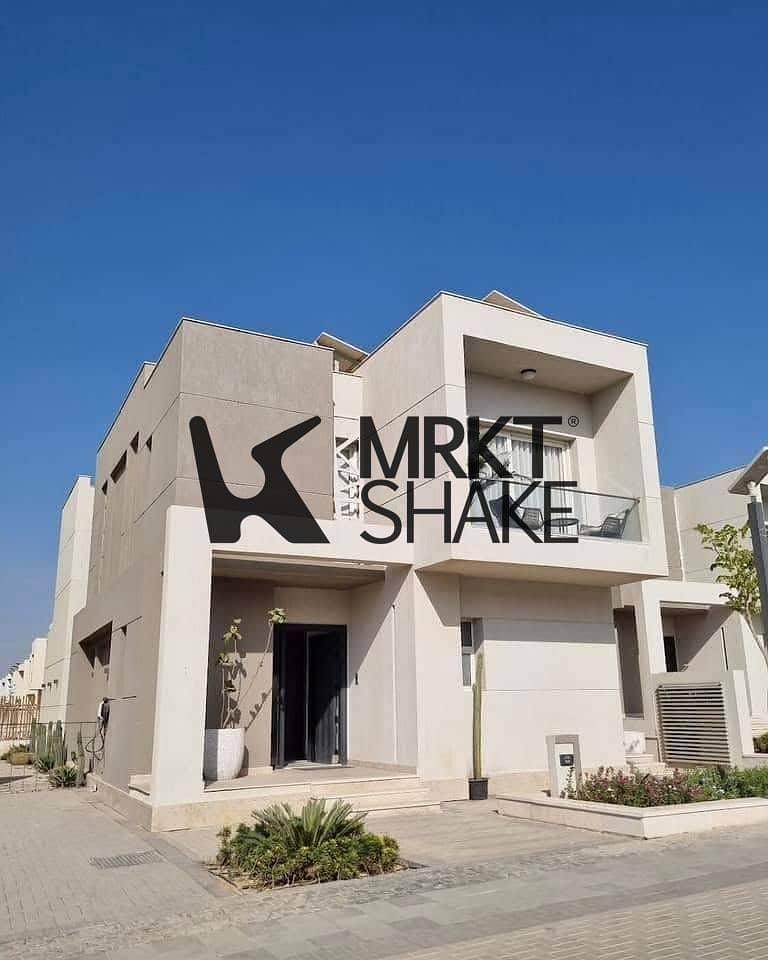 Lowest Down Payment Villa Z1 with Penthouse and Roof For Sale in Badya Palm Hills — 1/8