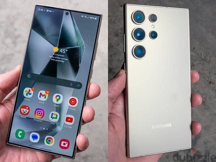Samsung S24 Ultra زيرو 256GB تيتانيوم مدفوع الضريبة بالضمان — 1/3