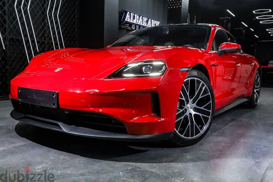 بورشه تايكان 2025 PORSCHE TAYCAN 2025 ZEROOO Full Electric Car — 1/8