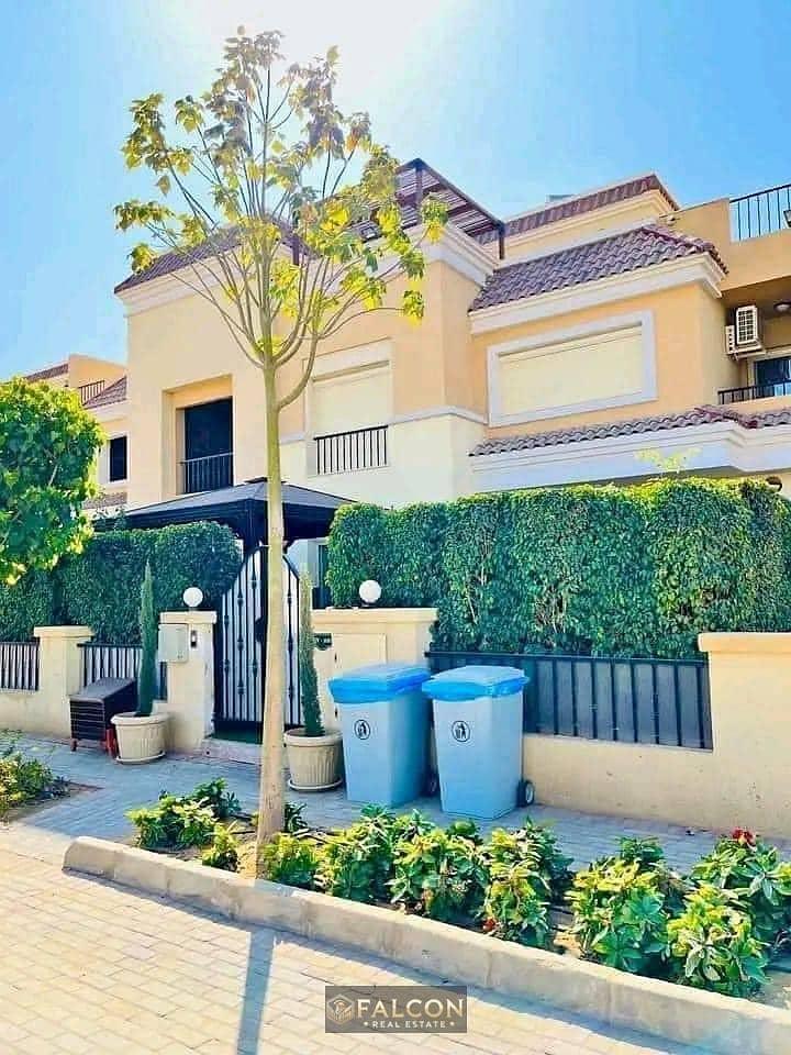 Villa for sale bahari corner with a fantastic view on two sides next to Madinaty in Sarai