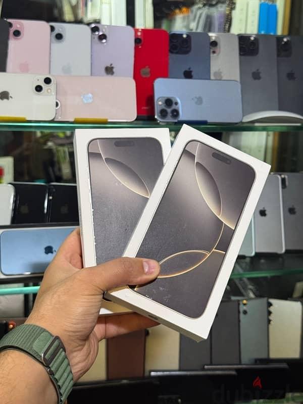 مطلوب للشراء جديد او مستعمل بالعلبة والفاتوره iPhone 16 pro max — 1/6