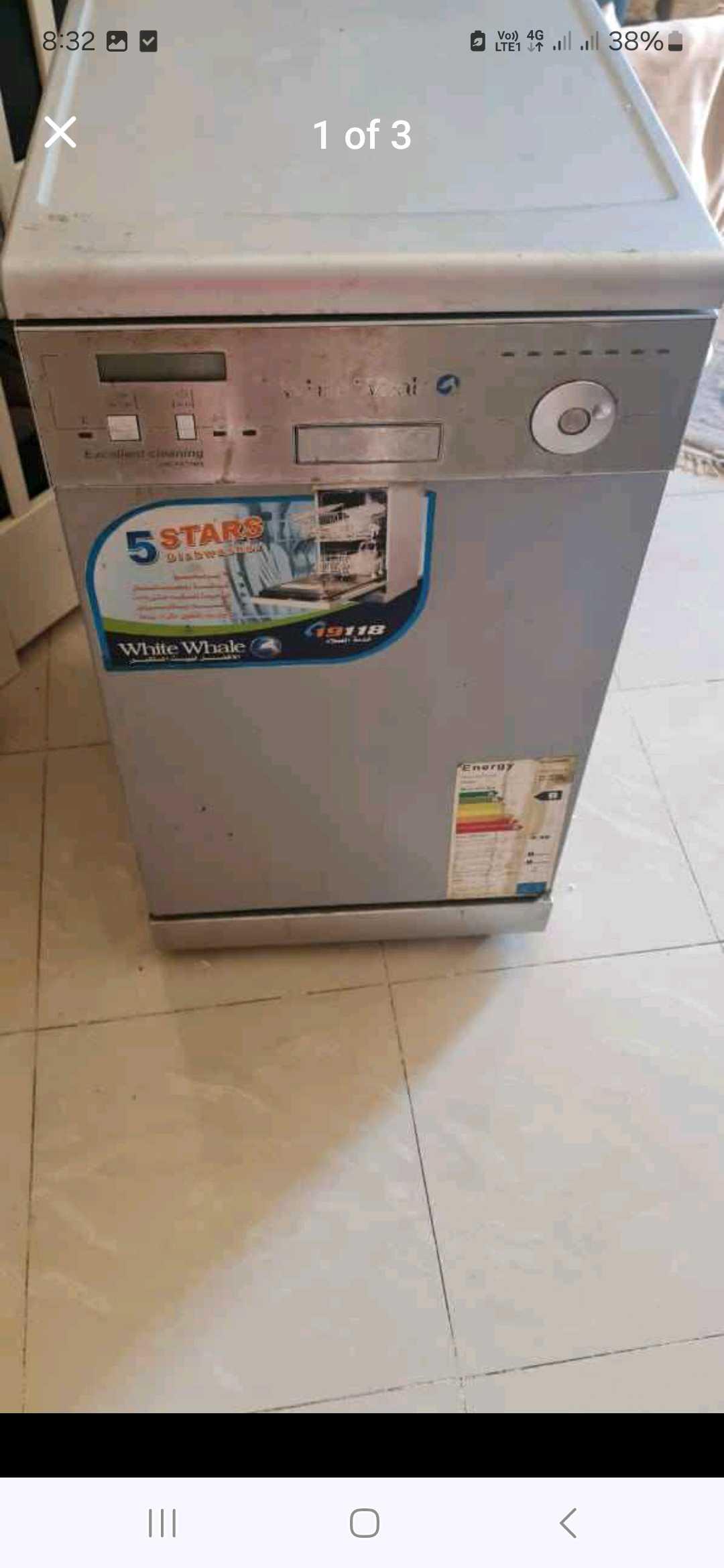 غسالة اطباق وايت ويل 