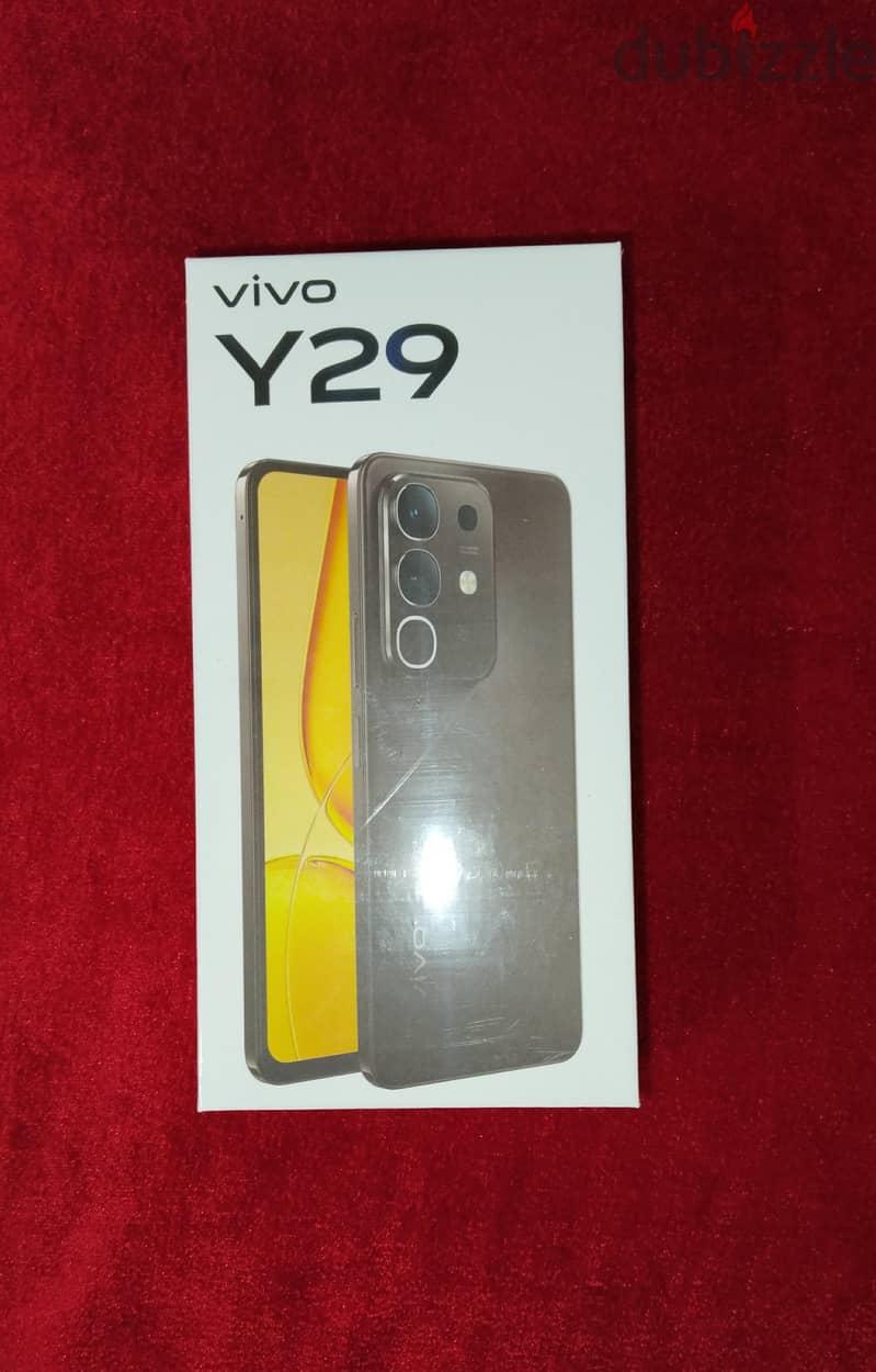 موبايل ViVO Y29 اللون الأبيض 128-8 بحالة الزيرو حرفيآ