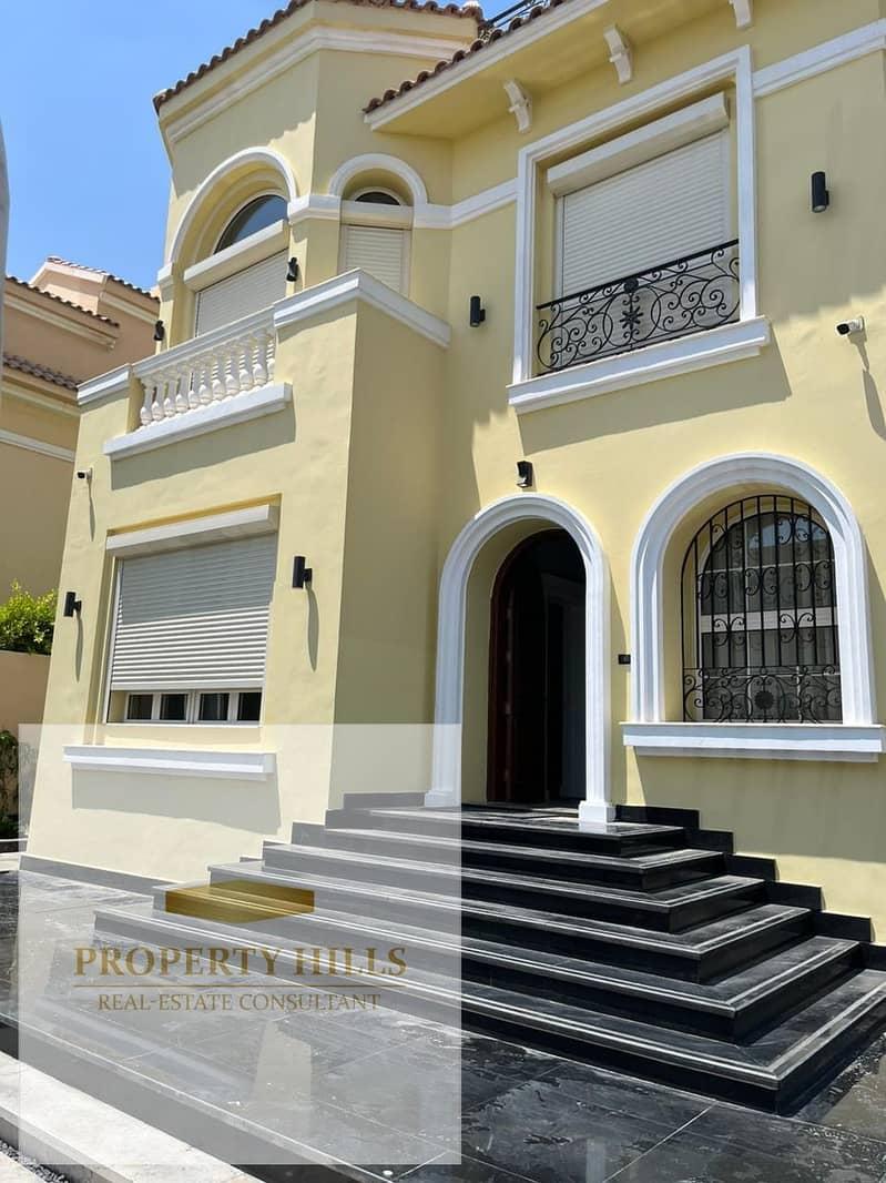 Standalone Villa | 220 sqm | Hyde Park New Cairo in on 90th Street. — 1/8