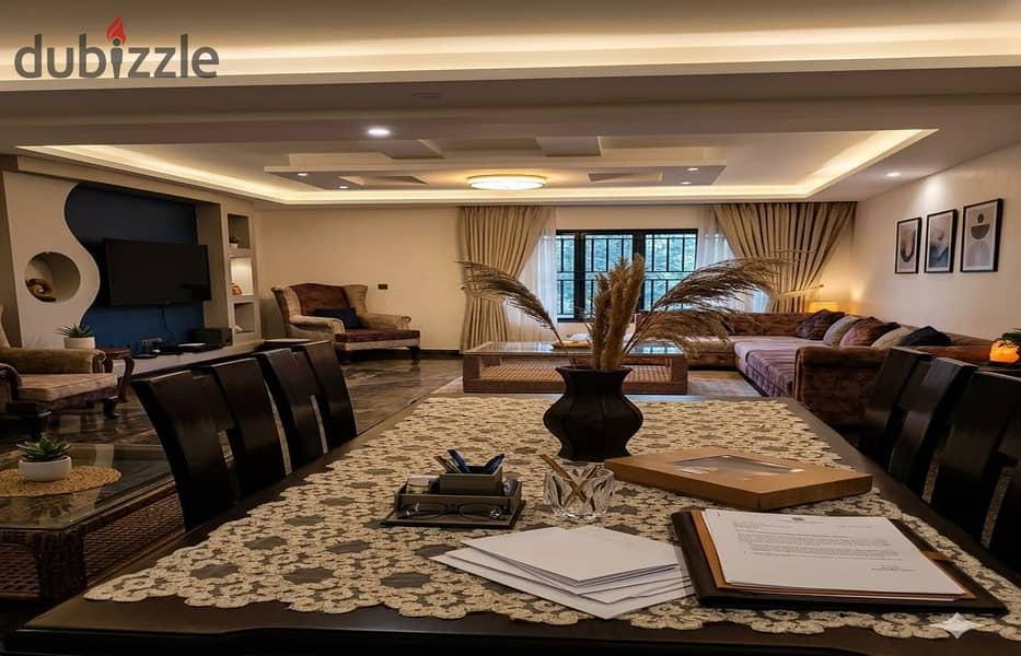 Apartment 230 square meters first balcony above the balance ultra super lux in Al-Lebeni Haram Awlad Rajab — 1/8