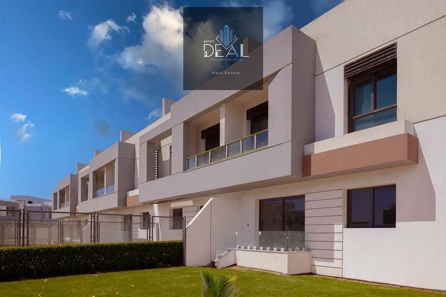 Townhouse with a 26% Discount in the Best Location, Directly on South Bin Zayed Axis in the New Administrative Capital.