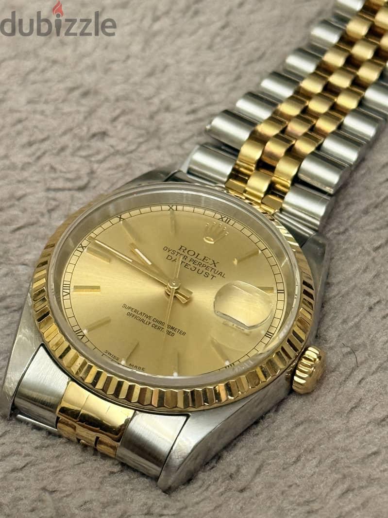 Rolex Datejust half gold 36mm — 1/8