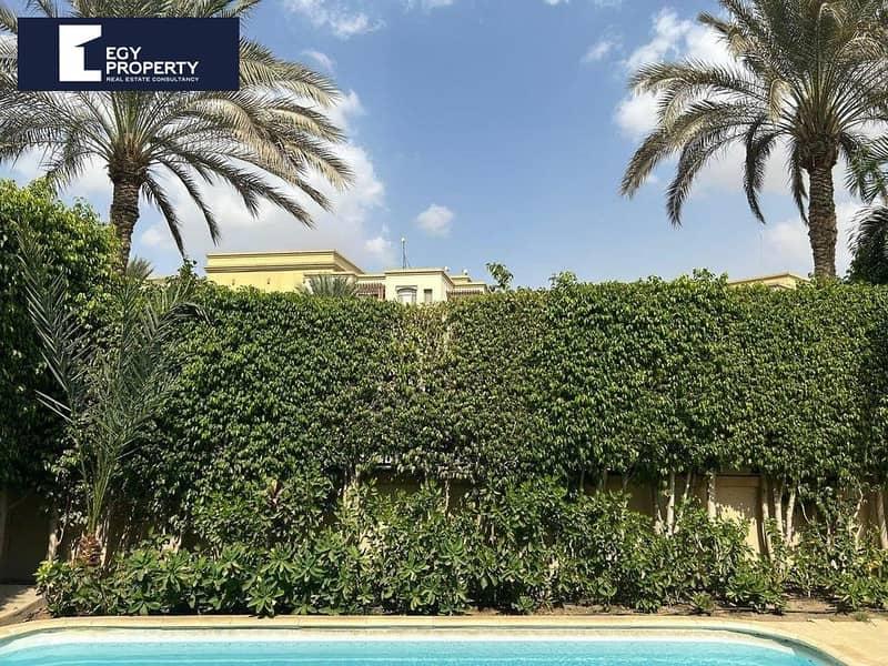 Villa For Sale In Uptown Cairo El mokattam Fully Furnished By Private Pool — 1/8