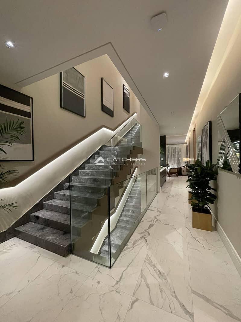 Special offer! Last corner VIP-finished townhouse, immediate delivery, special price at Monte Napoleone, Mostakbal City, near Fifth Settlement, Rehab — 1/8