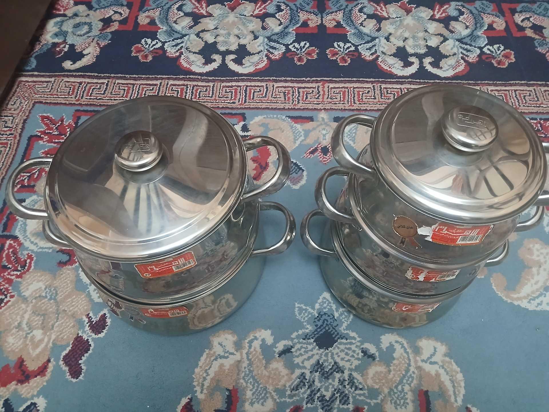 طقم حلل ستانلس الأهرام 