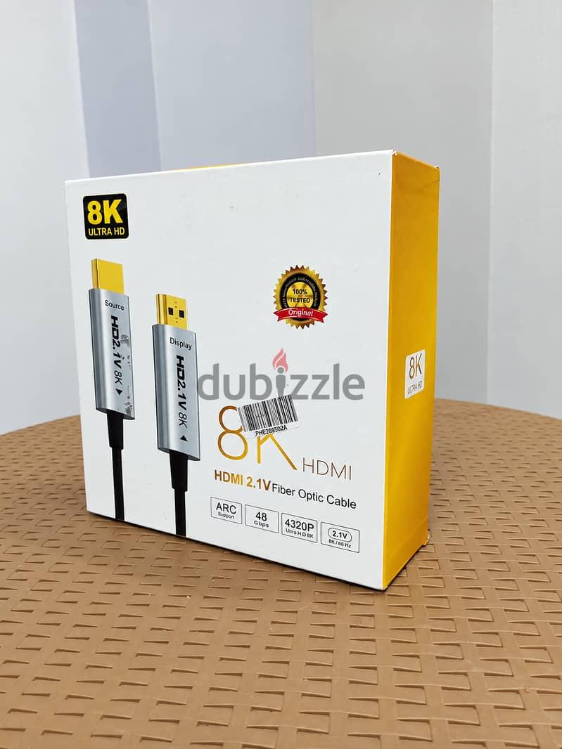 كابل HDMI 2.1 Fiber Optic 8K Ultra HD — 1/3