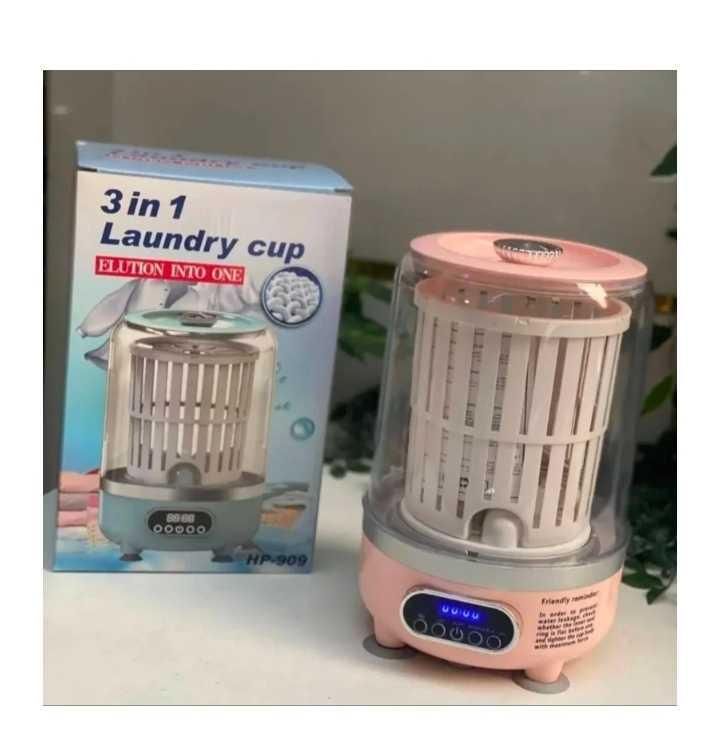 غسالة ميني 3 في 1 HP-909 بينك  — 1/3