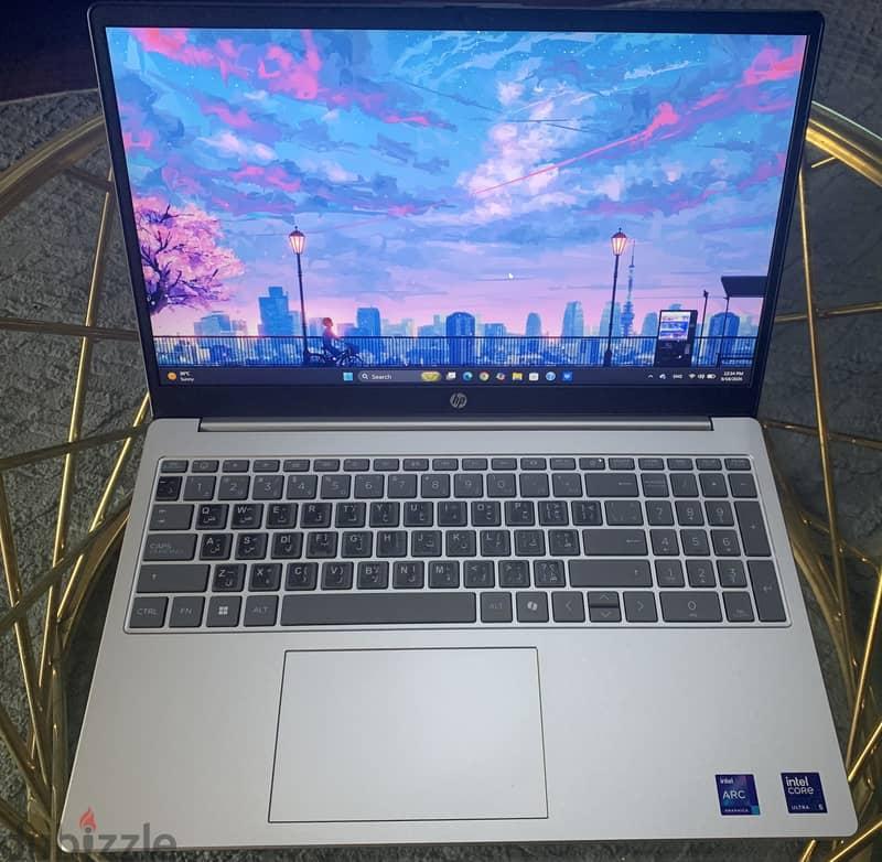 لابتوب HP Core Ultra 5 للبرمجة والدراسة 1TB SSD رامات 16GB زيرو — 1/8