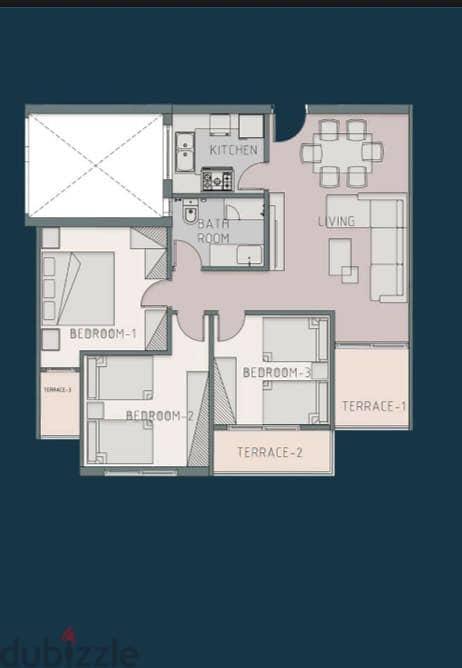 3 bed apartment — 1/3
