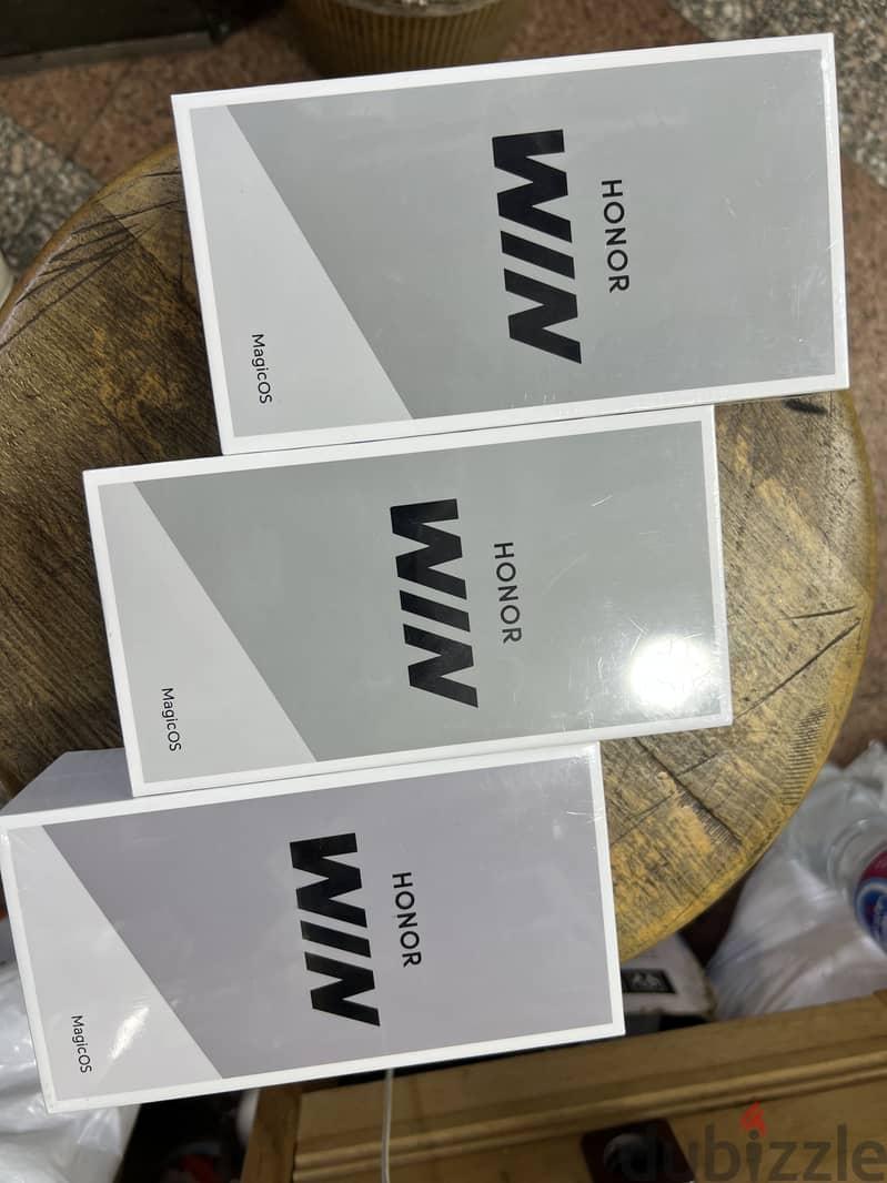 Honor Wen 5G dual sim 256/12G Black White جديد متبرشم