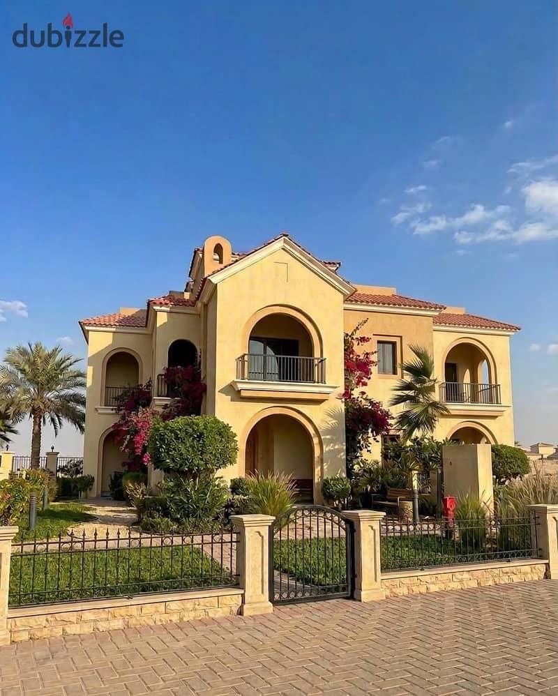 Pay down payment get same value discount standalone villa facing Clubhouse in Mostakbal City near The Spine Madinaty Shorouk Rehab Taj Mivida — 1/8