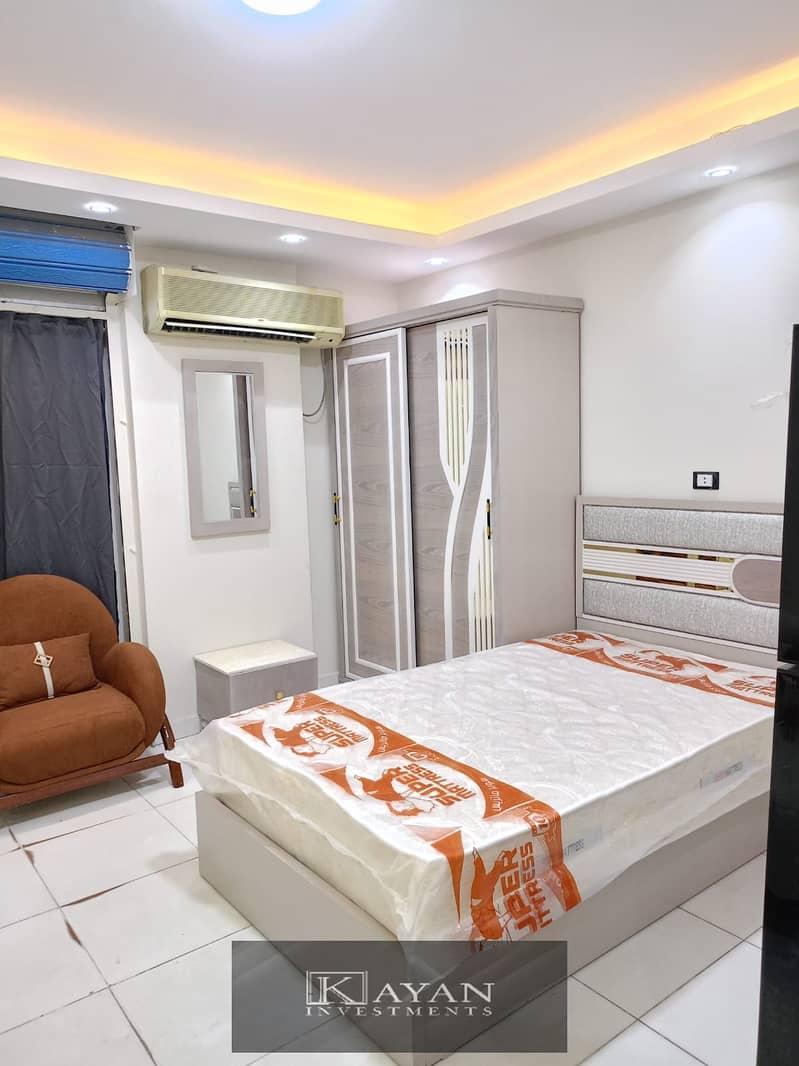 Studio double for rent in 6th of October City, First Neighborhood, adjacent to Five, including electricity and water — 1/6