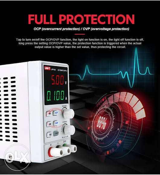 بور سبلاي uni-t 1306 القوي 32V 6A بذاكره 4بت — 1/4