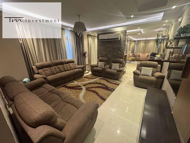 Apartment 150 m for sale, fully finished, super lux, instant delivery - in Taj City Compound - at the lowest price — 1/8
